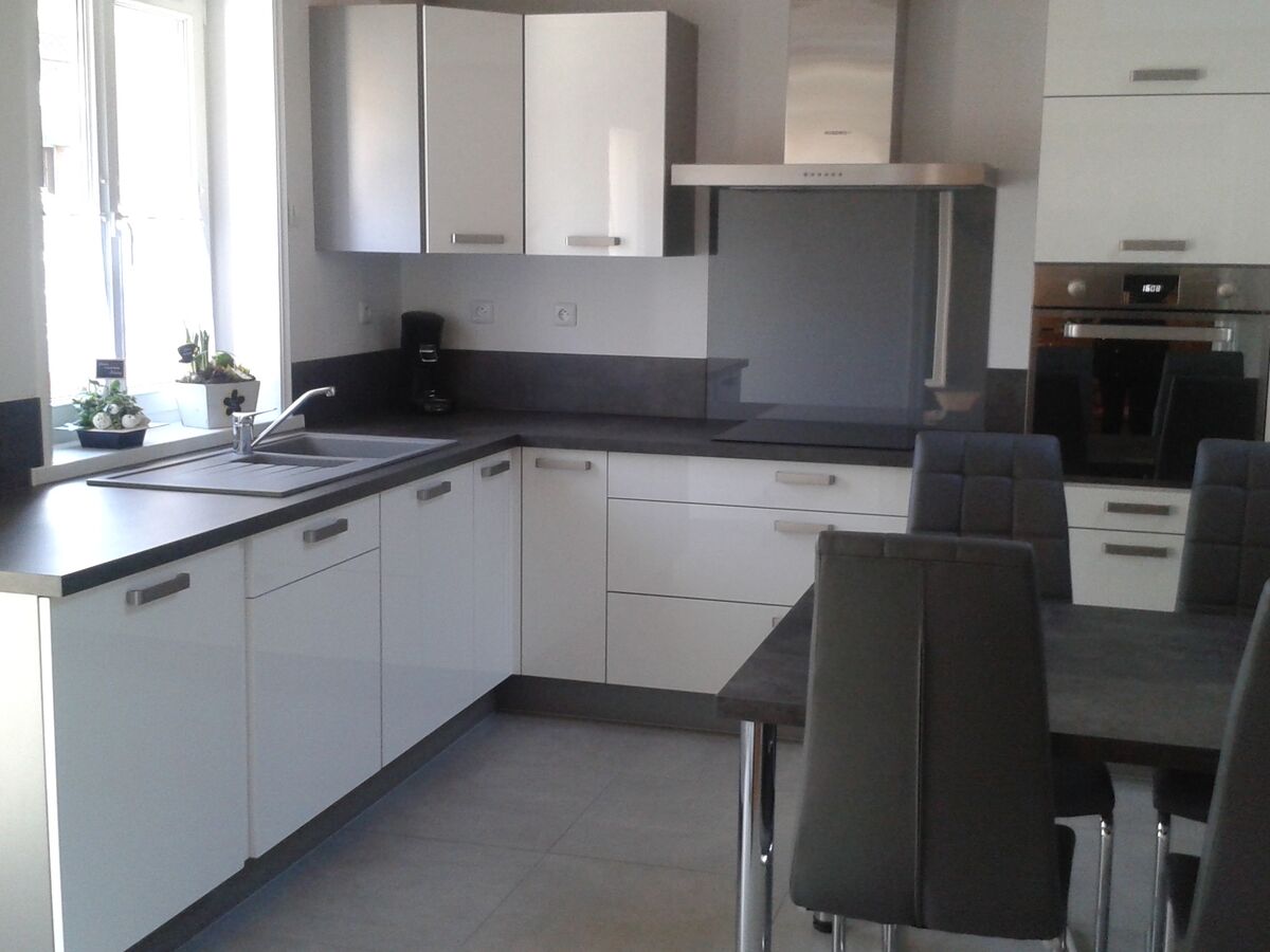 Cuisine équipée sur mesure Light Blanc brillant