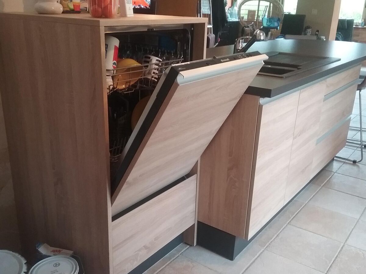 Cuisine avant-après sur mesure Trend Chêne Timber