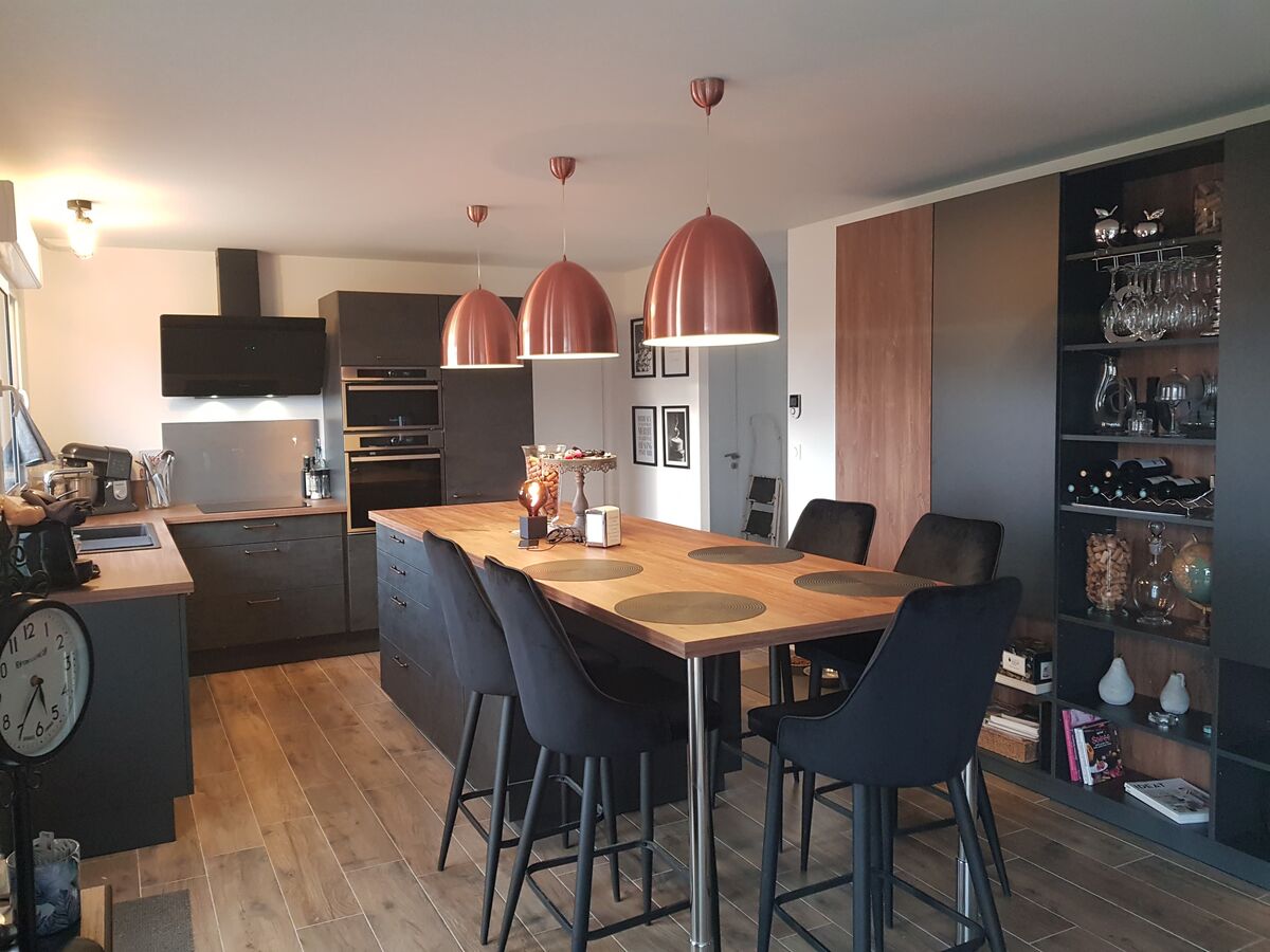 Cuisine avant-après sur mesure TREND Dark Fusion