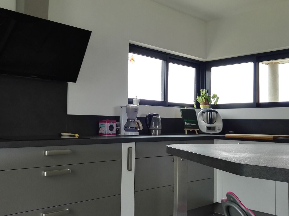 Cuisine avant-après sur mesure Light Blanc brillant