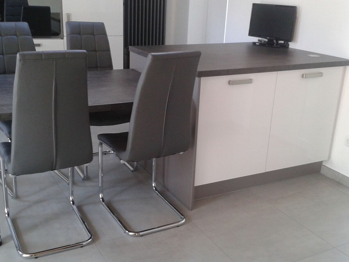 Cuisine avant-après sur mesure Light Blanc brillant