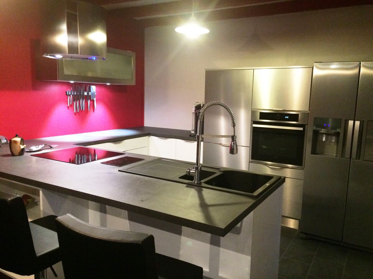 Cuisine équipée sur mesure Light Blanc brillant