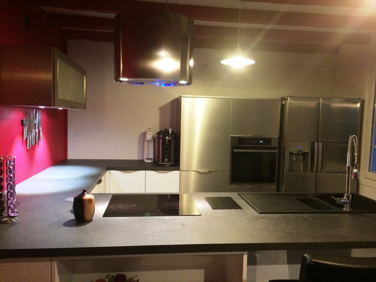 Rénovation cuisine sur mesure Light Blanc brillant