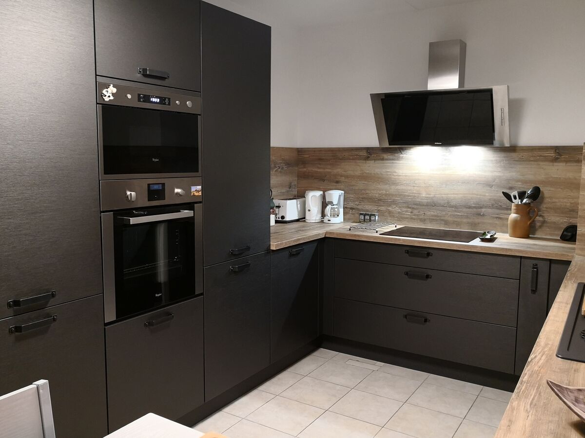 Rénovation cuisine équipée sur mesure Label Métal Brossé