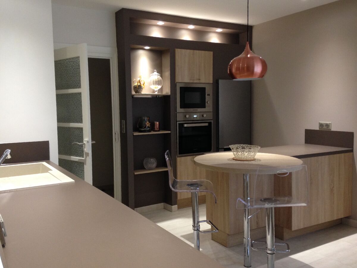 Cuisine équipée sur mesure Trend + Chêne timber