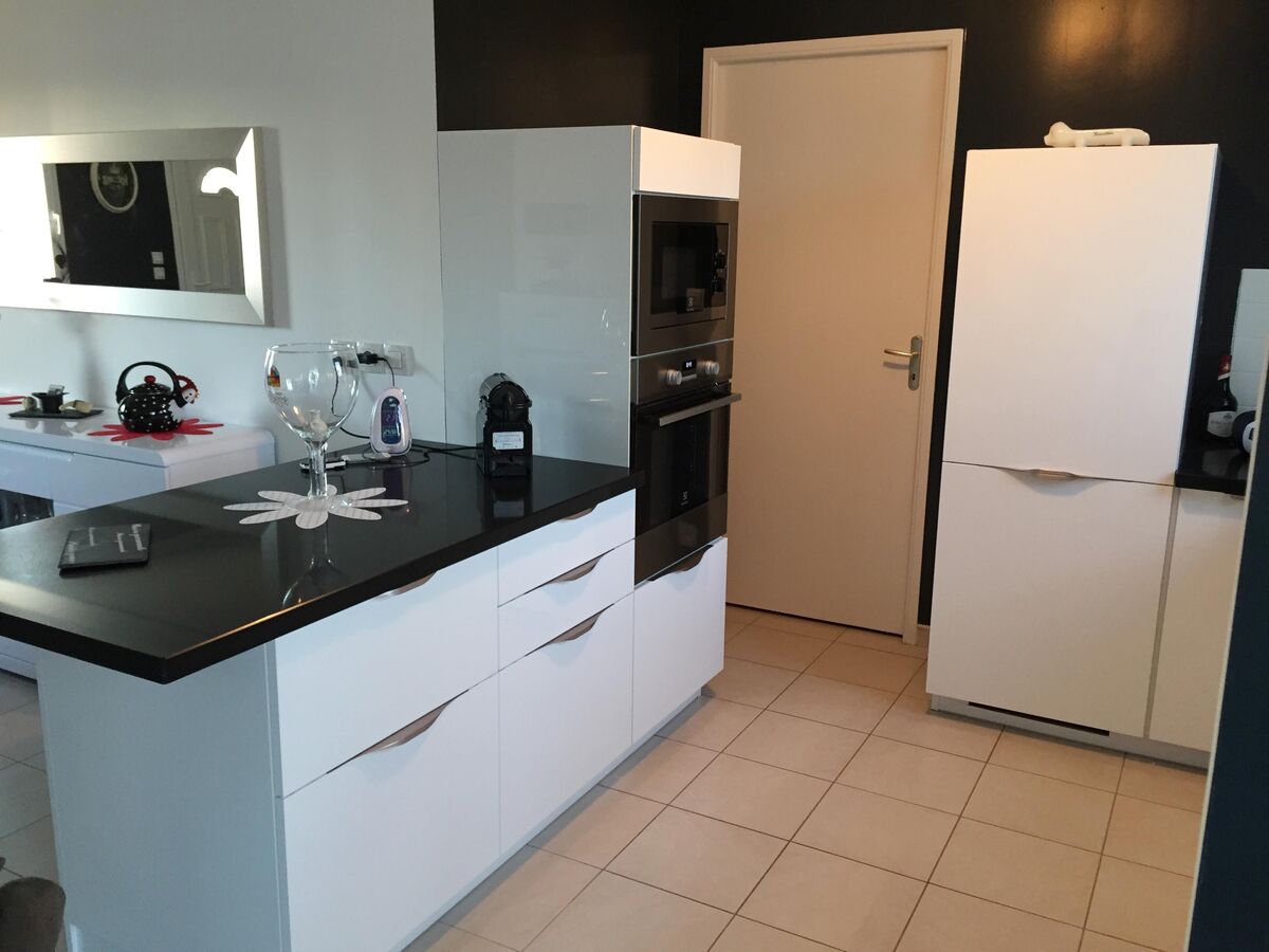 Cuisine avant-après sur mesure Light Blanc Brillant