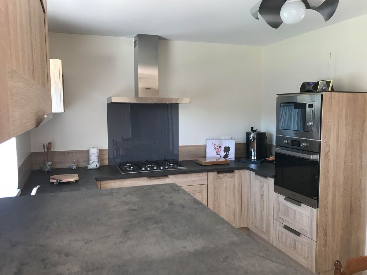 Cuisine avant-après sur mesure Trend Cube Chêne Timber