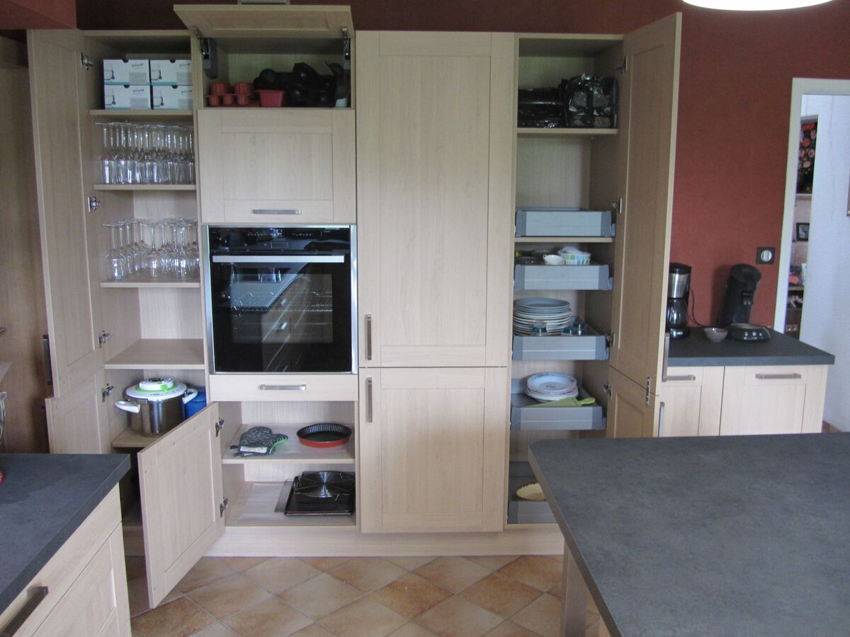 Cuisine avant-après sur mesure Trend Cube Soft Oak