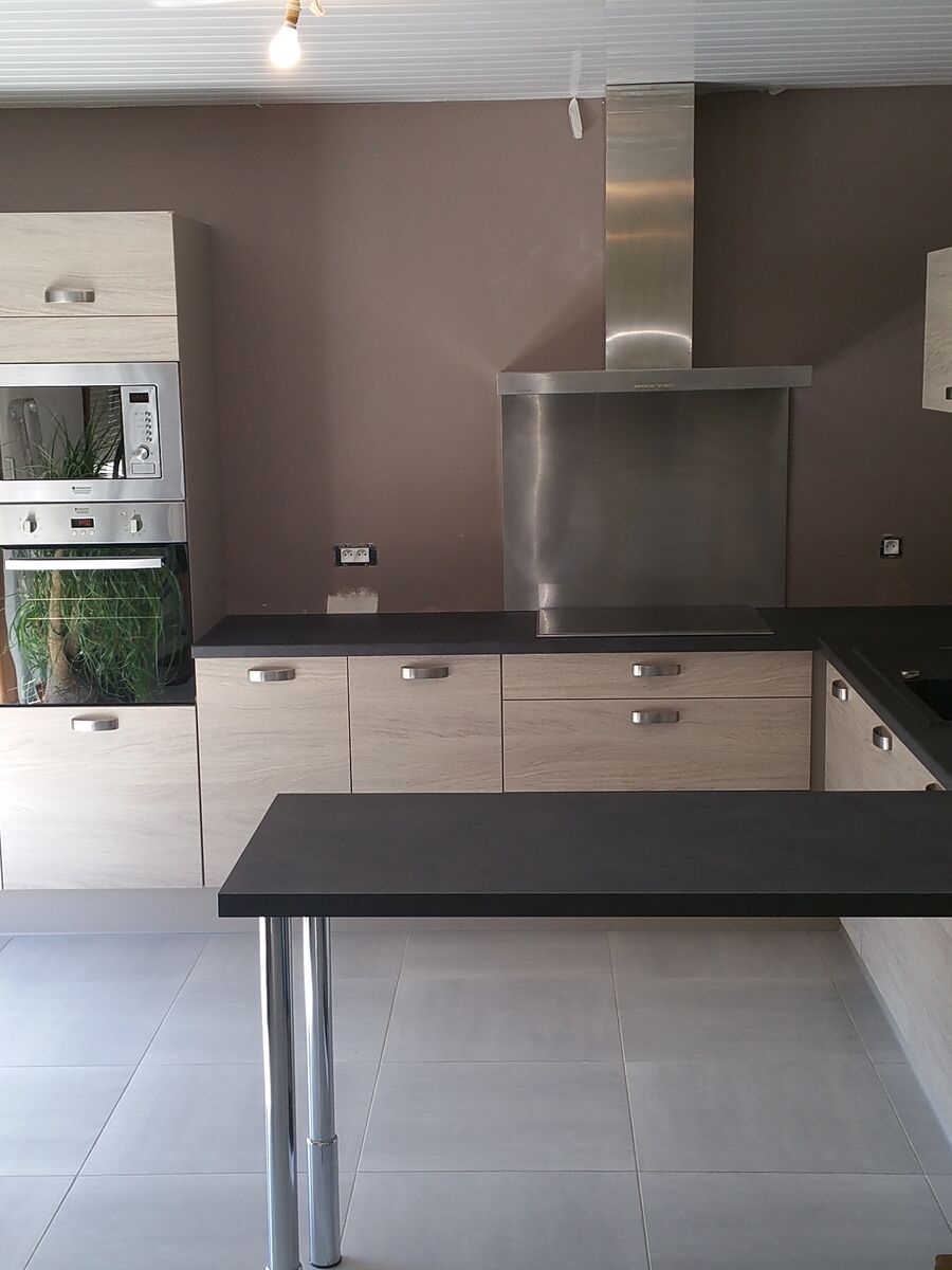 Cuisine équipée sur mesure Label Chêne Sable Synchrone