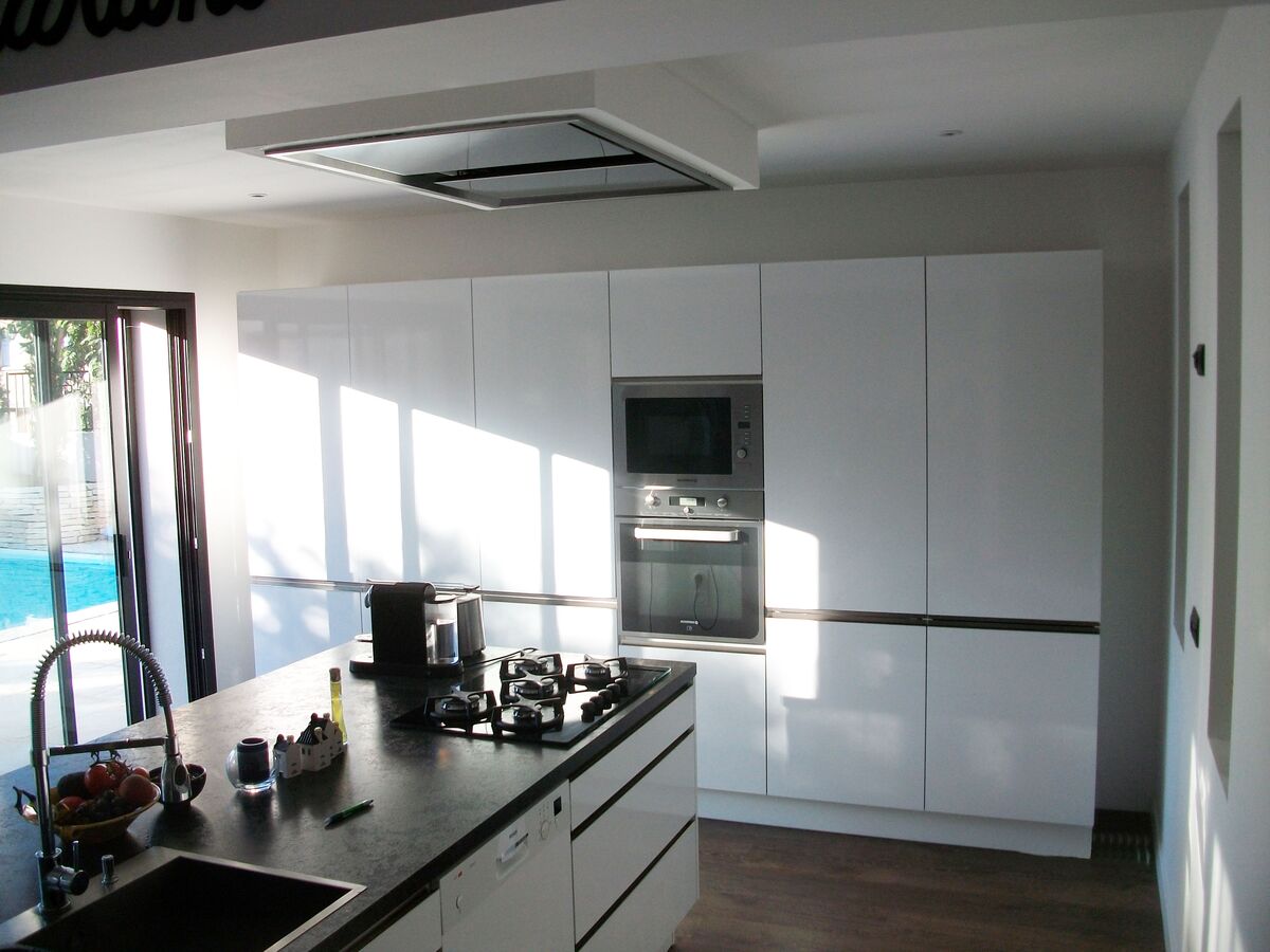 Rénovation cuisine sur mesure Light Blanc brillant