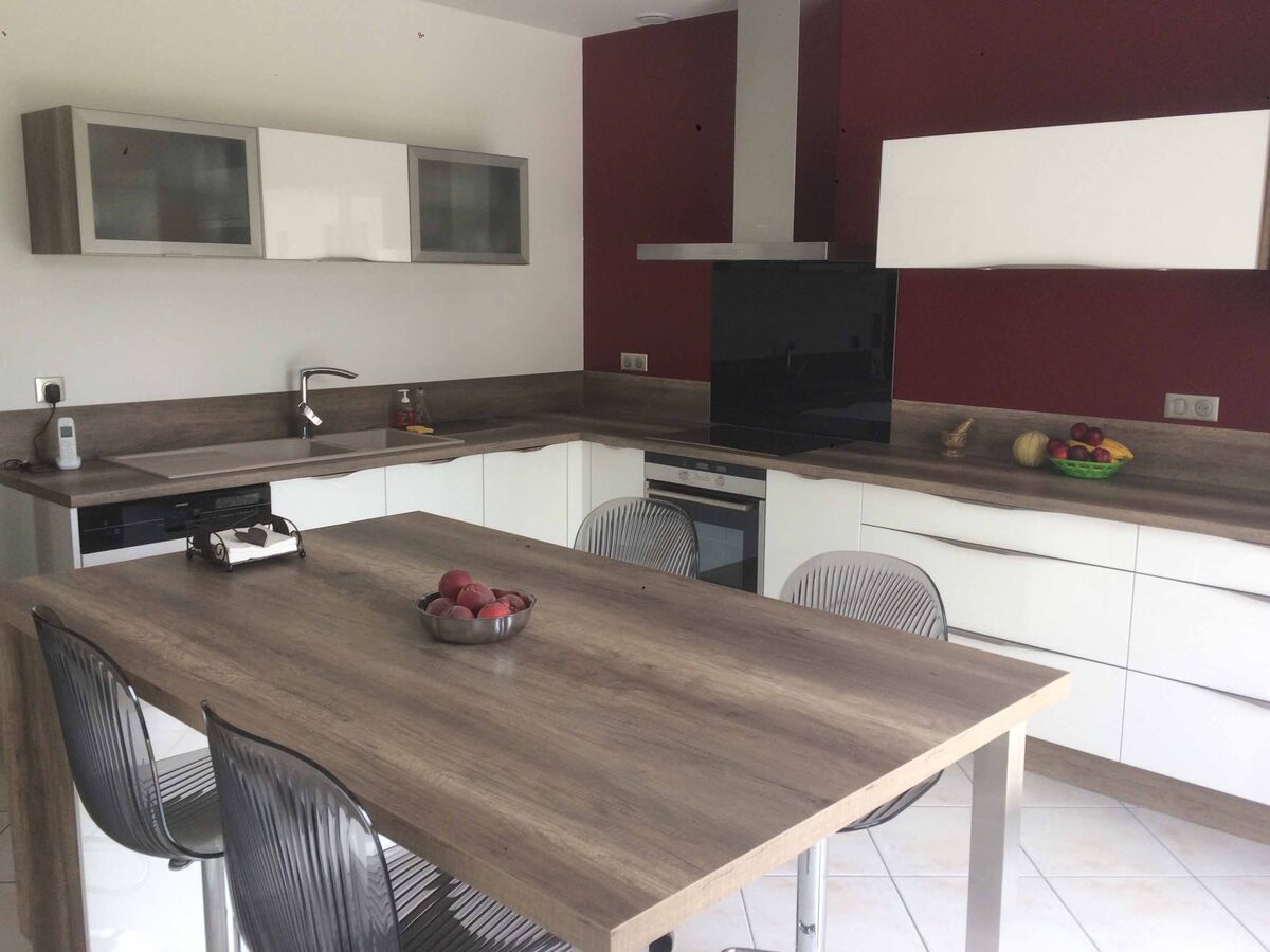 Cuisine équipée sur mesure Light Blanc brillant