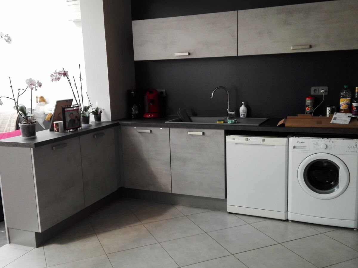 Cuisine avant-après sur mesure Label Béton Clair