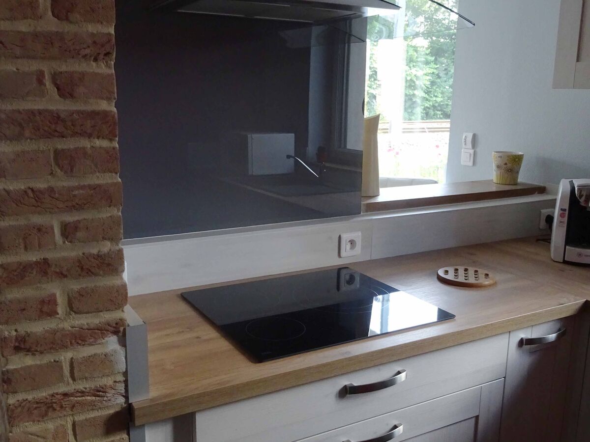 Cuisine avant-après sur mesure Trend Cube Artic wood