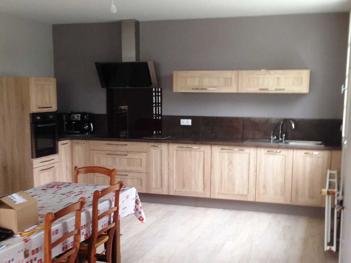 Cuisine avant-après sur mesure Trend Cube Chêne timber