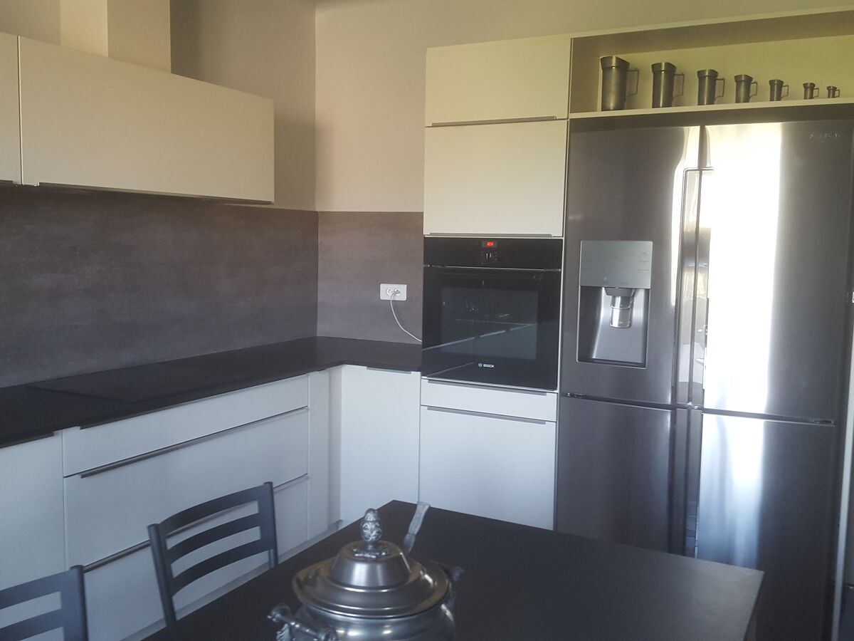 Cuisine avant-après sur mesure Trend Pannacotta Mat