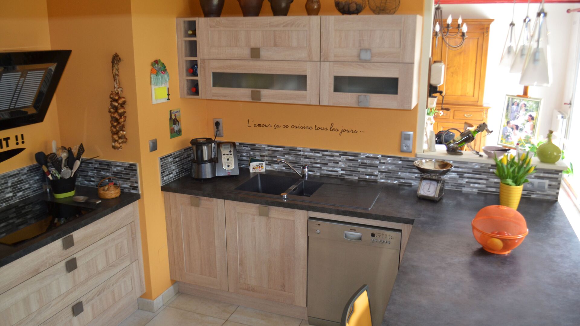 Cuisine équipée sur mesure Trend Cube Chêne timber