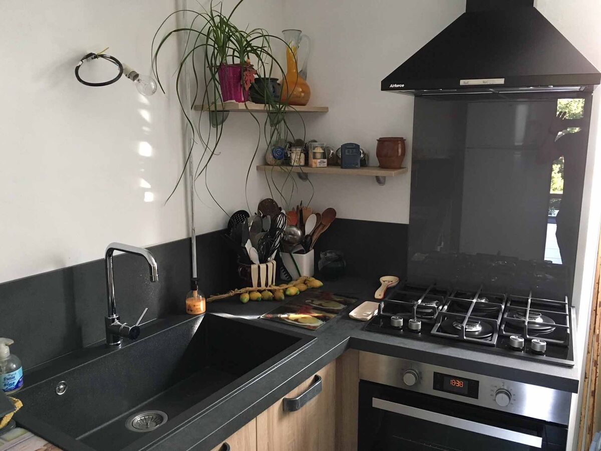 Rénovation cuisine sur mesure Trend + Chêne honey