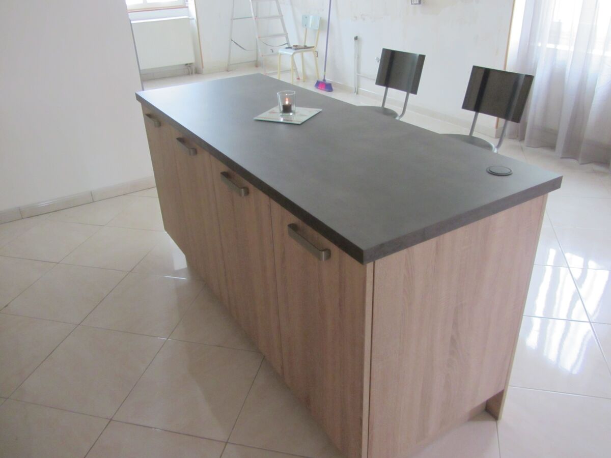 Cuisine avant-après sur mesure Trend + Chêne timber