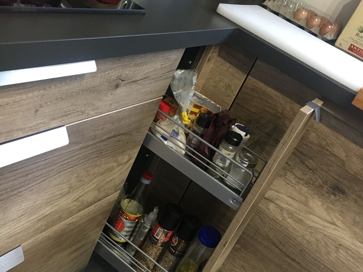 Cuisine avant-après sur mesure Trend Winoka et Cranberry