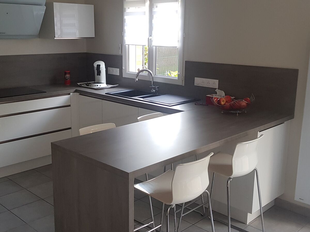 Rénovation cuisine équipée sur mesure Light Jet Blanc Brillant