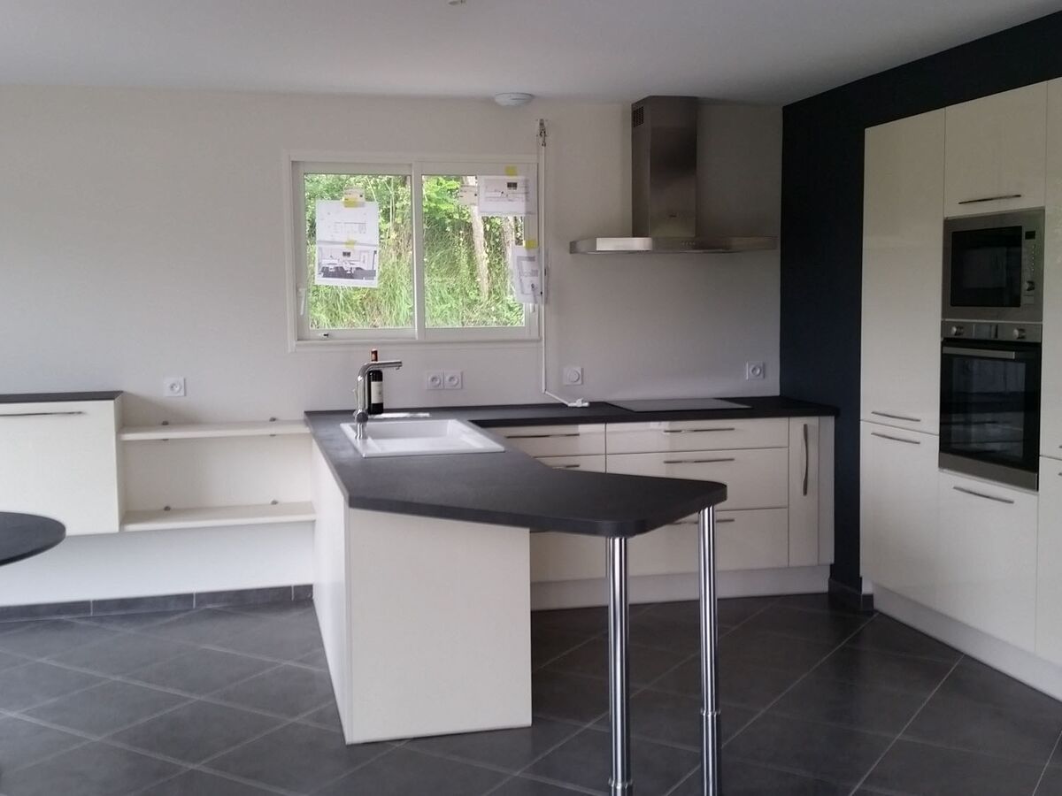 Rénovation cuisine sur mesure Light + Pannacotta Majestic brillant