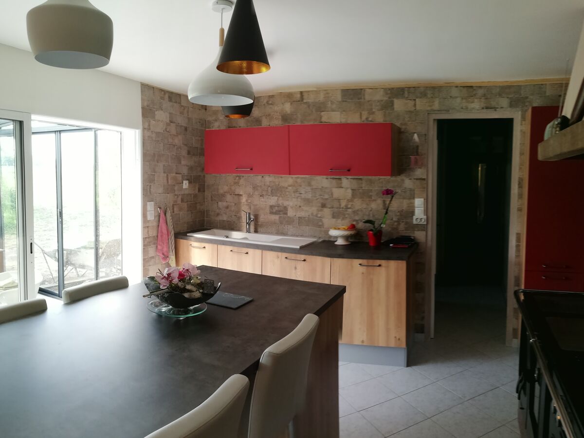 Cuisine avant-après sur mesure Trend Chêne Honey & Cranberry