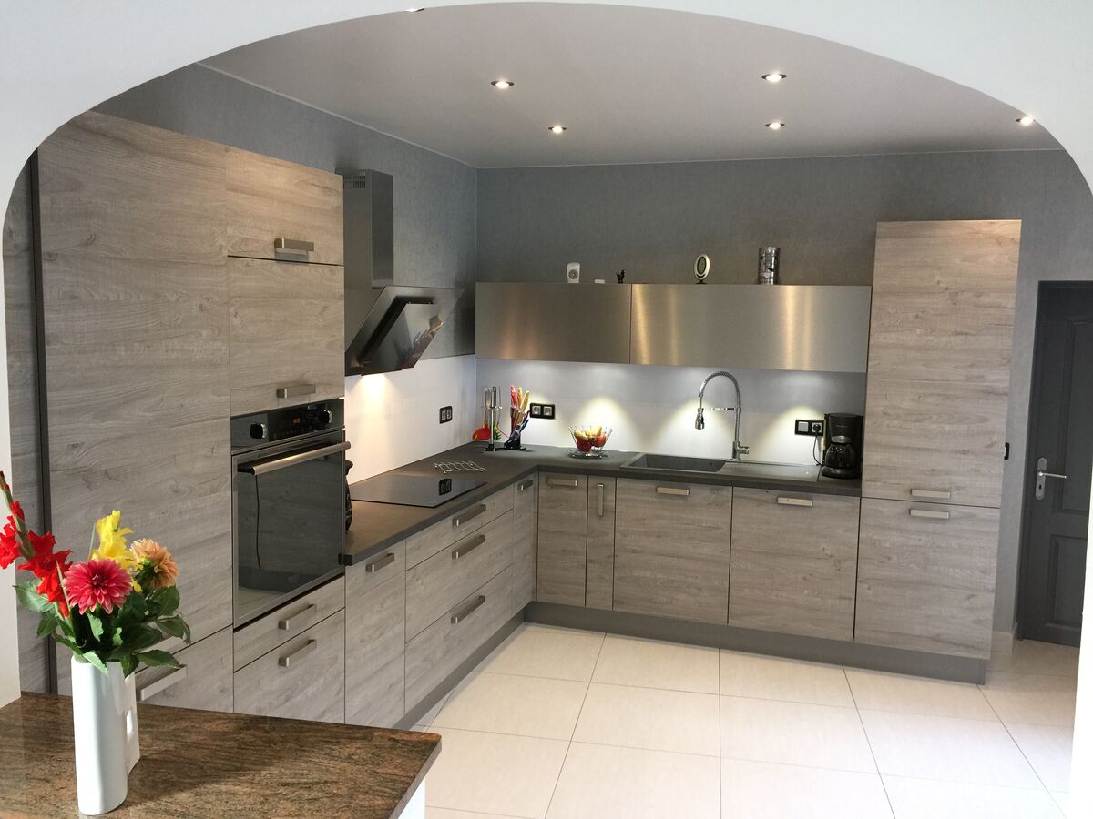 Cuisine équipée sur mesure Label Chêne Sable Synchrone