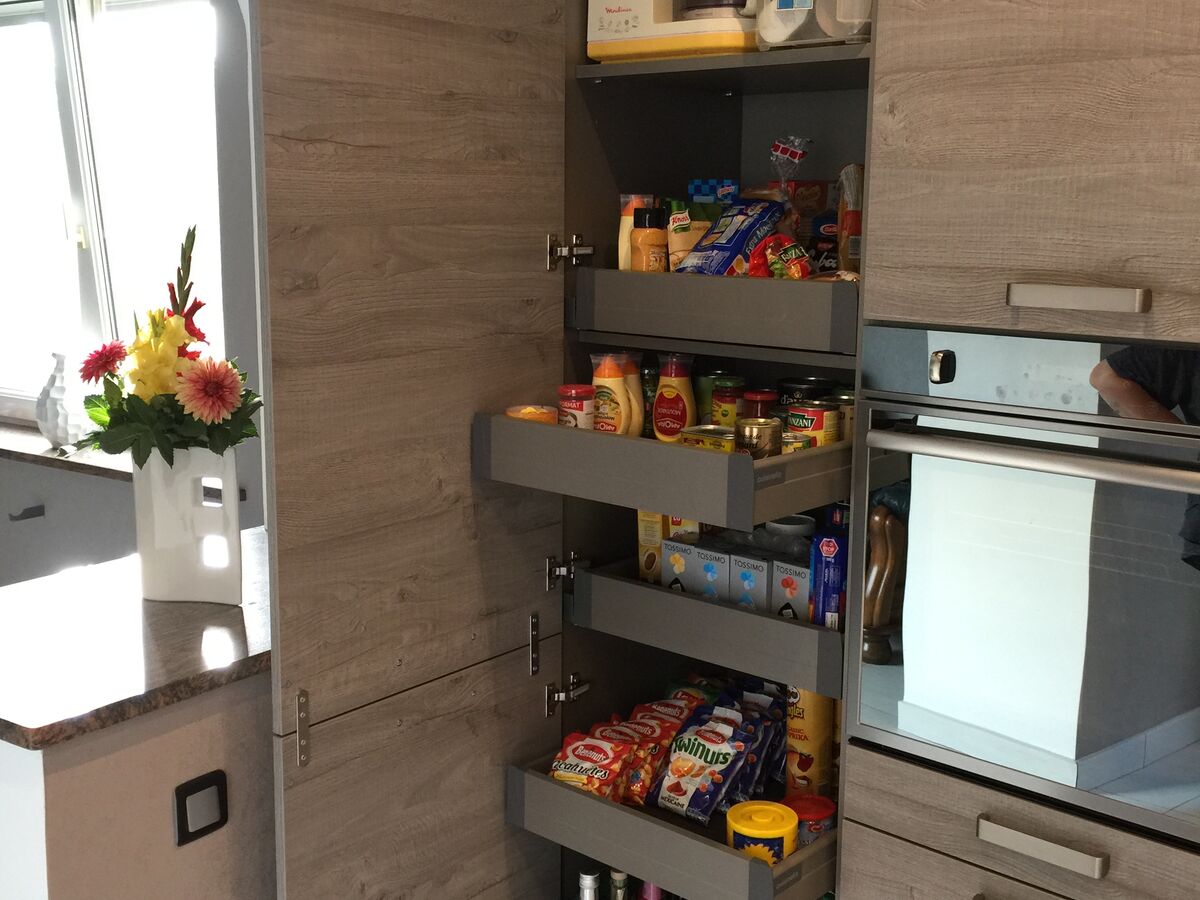 Cuisine avant-après sur mesure Label Chêne Sable Synchrone