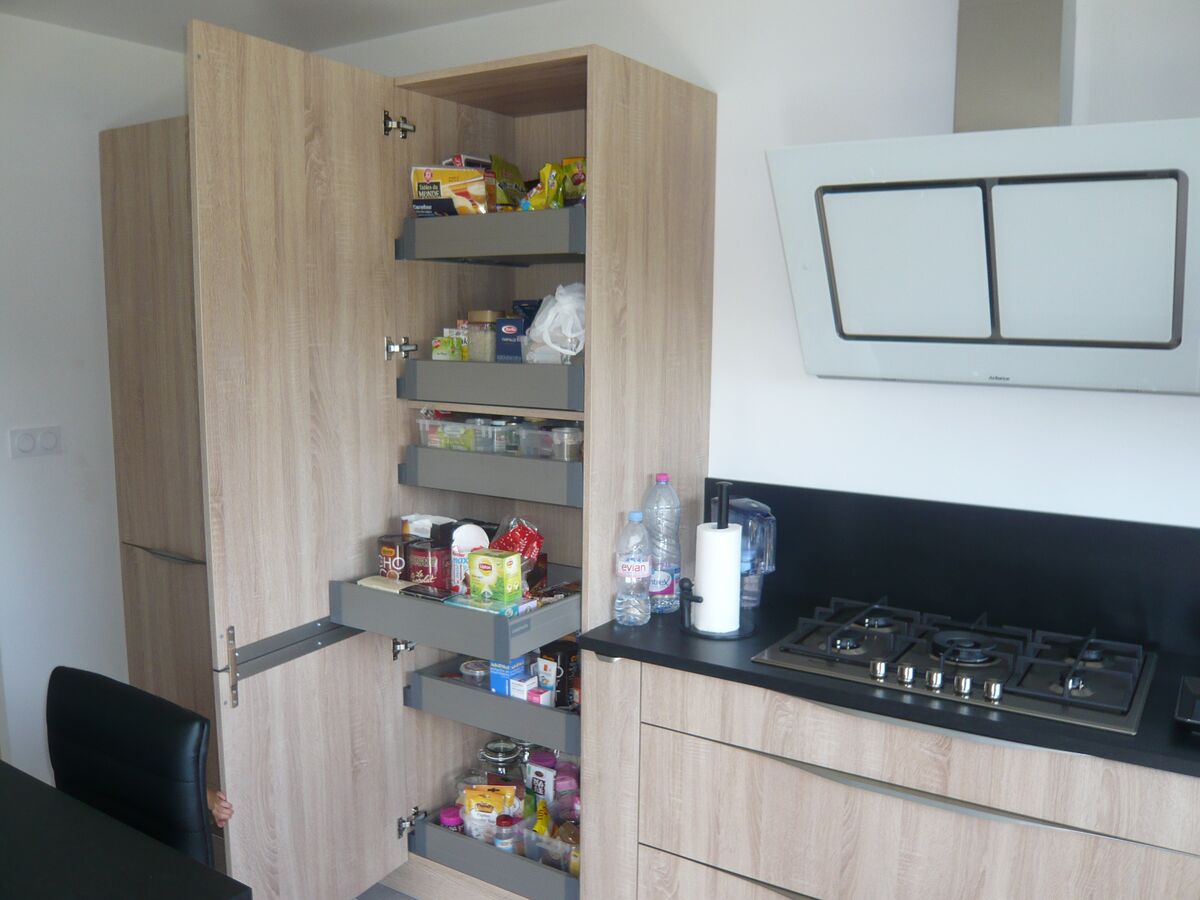 Cuisine avant-après sur mesure Trend + Chêne timber