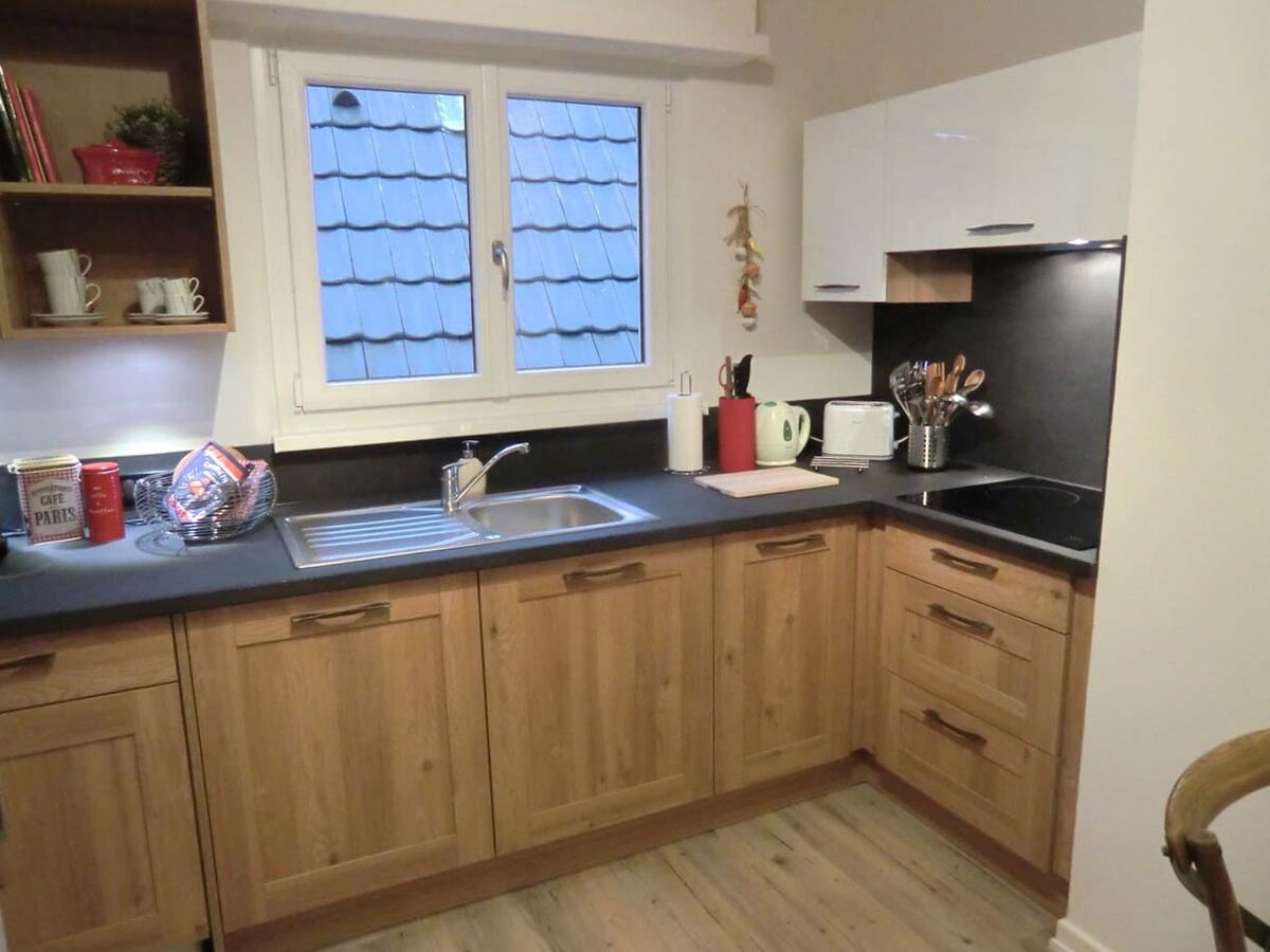 Cuisine avant-après équipée sur mesure Trend Chêne Honey