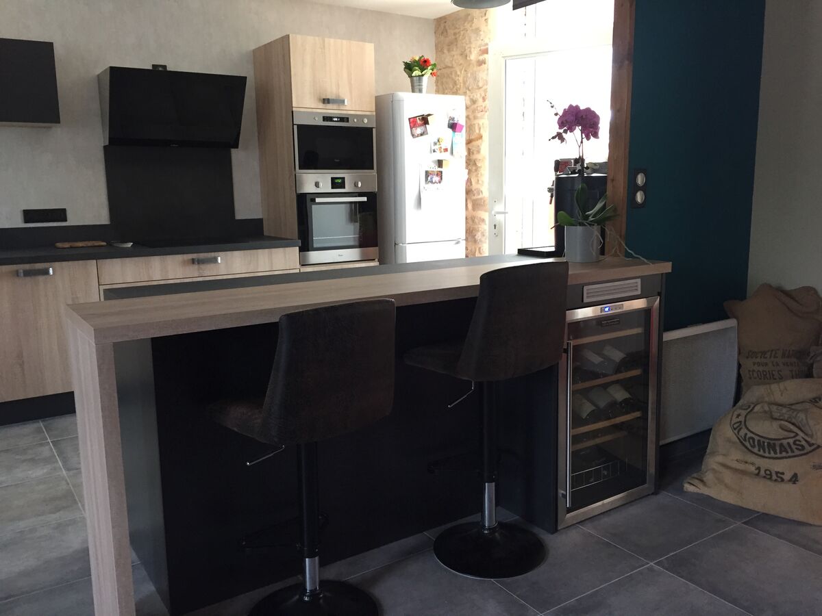 Cuisine avant-après sur mesure Trend + Chêne timber