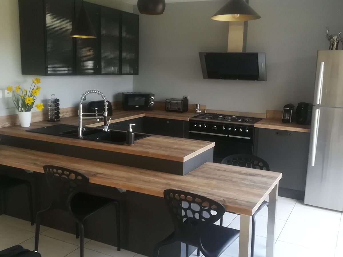 Cuisine équipée sur mesure Label Métal Brossé