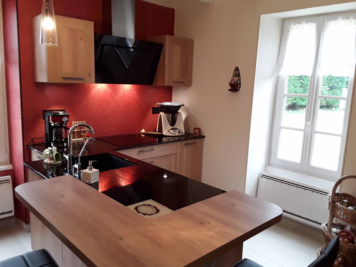 Cuisine avant-après sur mesure Trend Cube Chêne honey