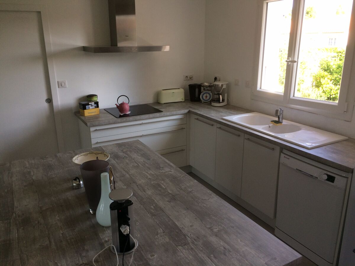 Cuisine avant-après sur mesure Trend + Blanc Mat