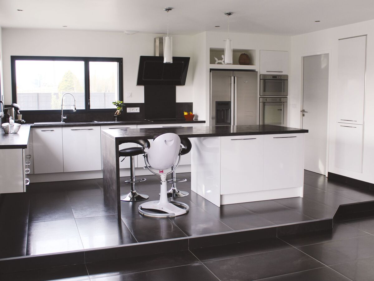 Rénovation cuisine sur mesure Light Blanc brillant