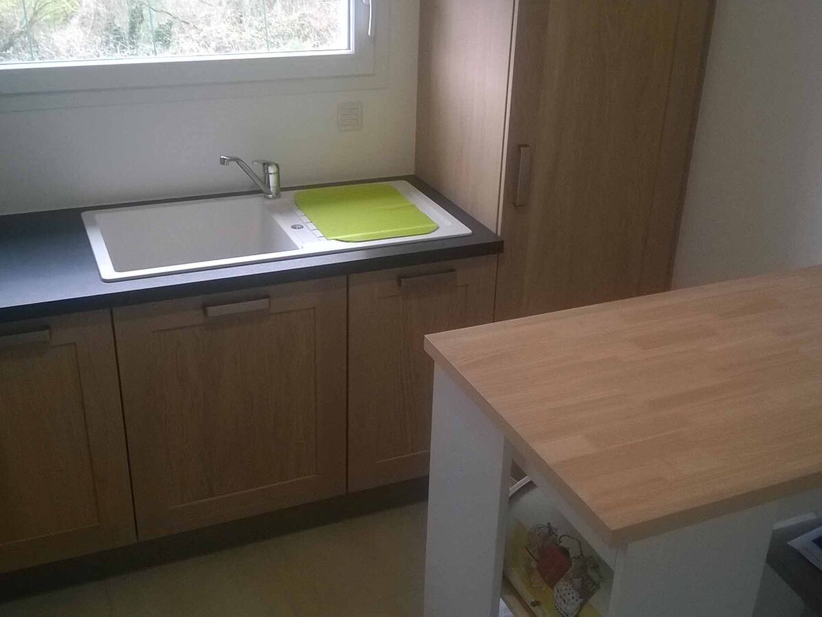 Rénovation cuisine sur mesure Wooden Teinté chêne honey