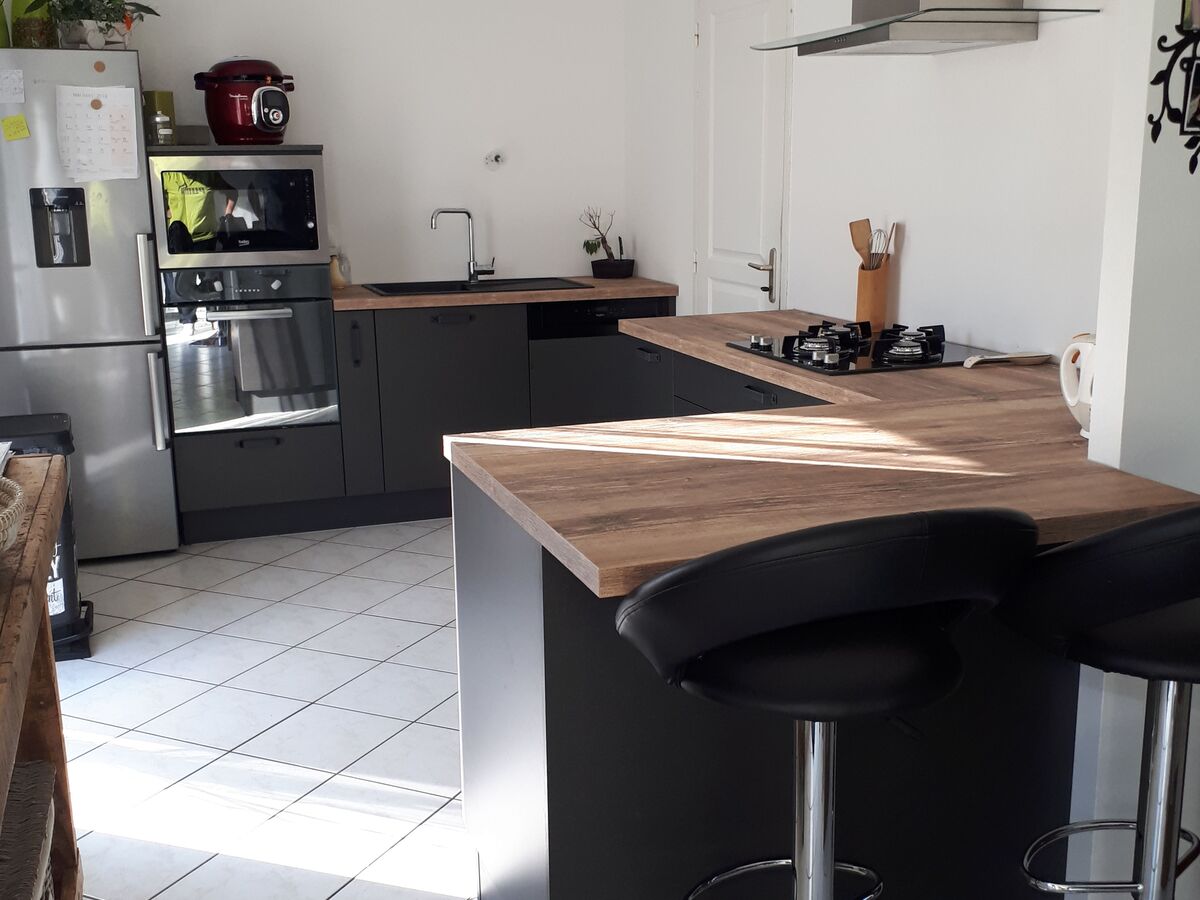 Cuisine équipée sur mesure Label Métal Brossé