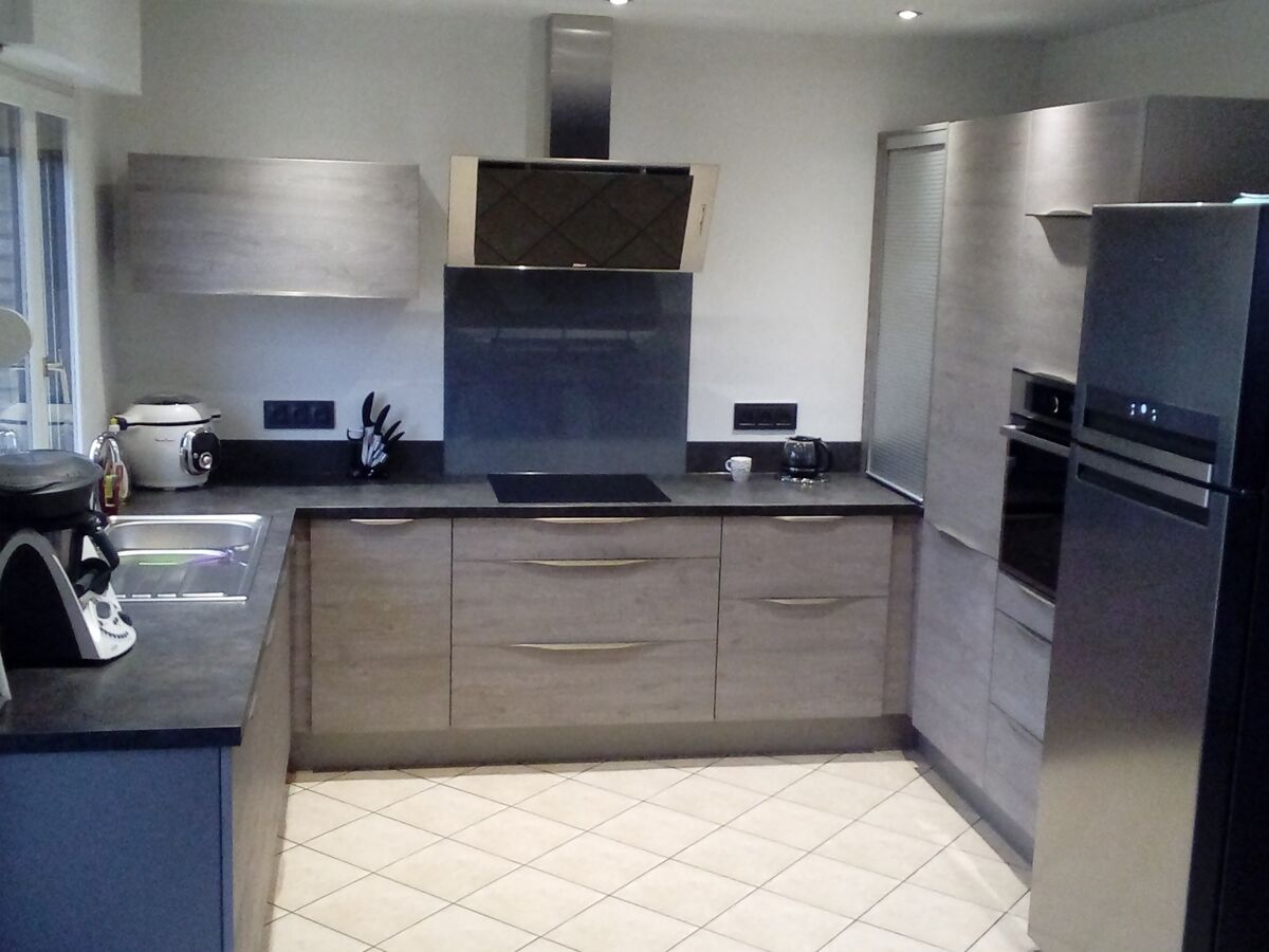 Cuisine équipée sur mesure Label Béton Clair