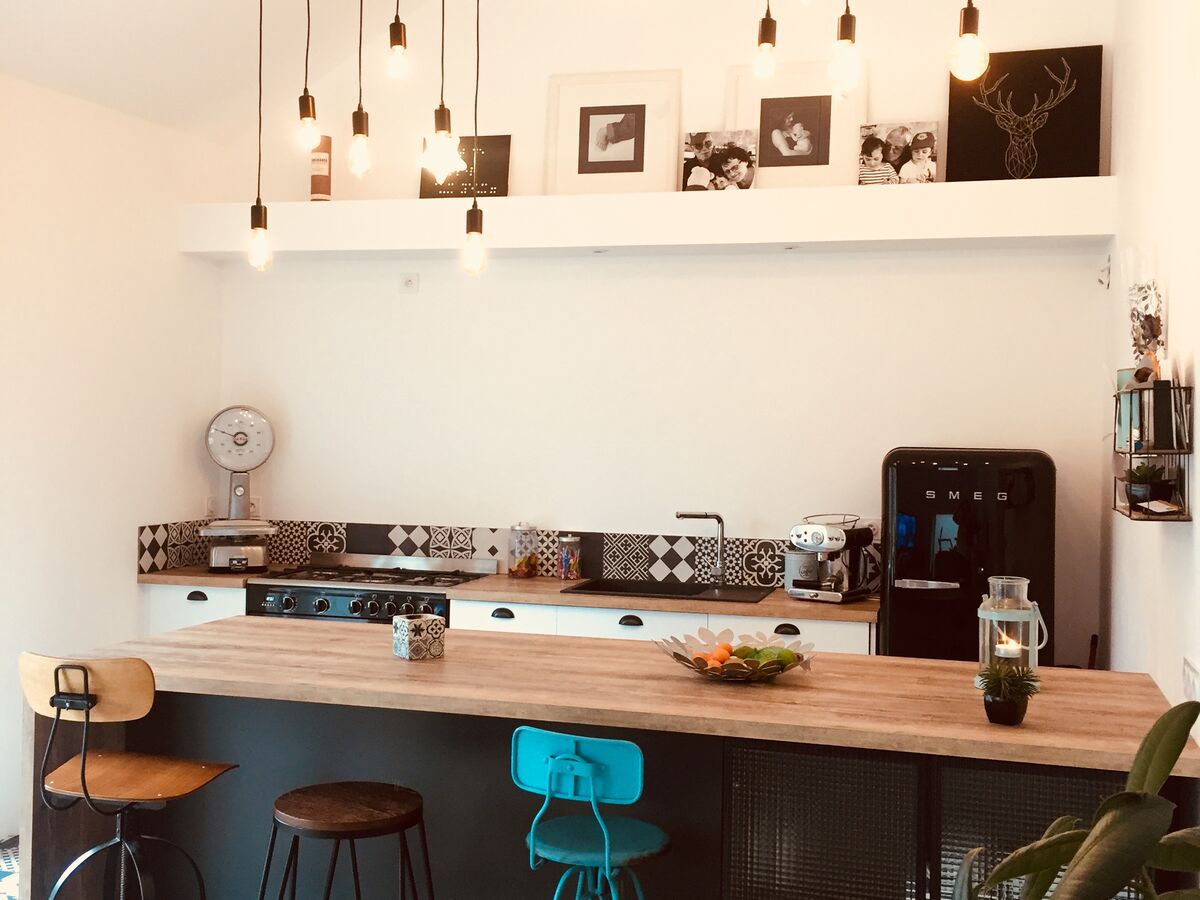 Rénovation cuisine sur mesure Light blanc brillant