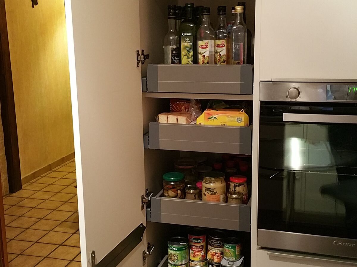 Cuisine avant-après sur mesure Trend + Blanc Mat