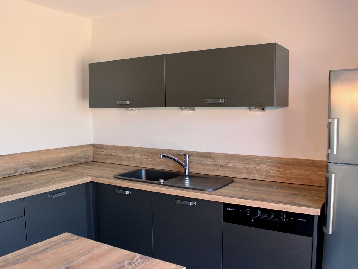 Cuisine avant-après sur mesure Label Métal Brossé