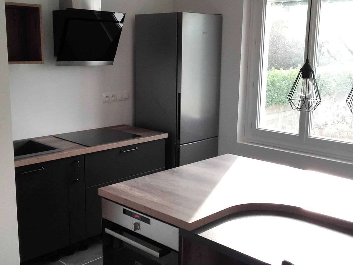 Cuisine avant-après sur mesure Trend + Winoka