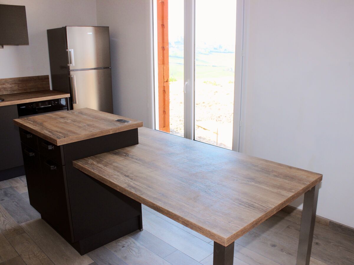 Cuisine avant-après sur mesure Label Métal Brossé