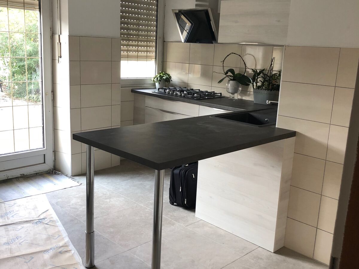 Cuisine avant-après sur mesure TREND Artic Wood