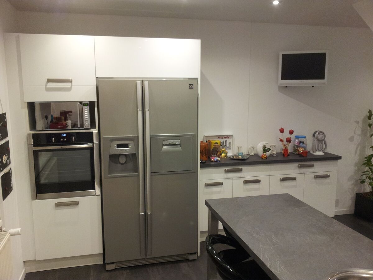 Rénovation cuisine sur mesure Light Blanc brillant