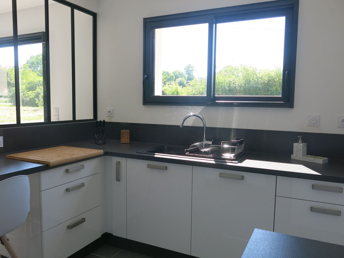 Cuisine avant-après sur mesure Light Blanc brillant