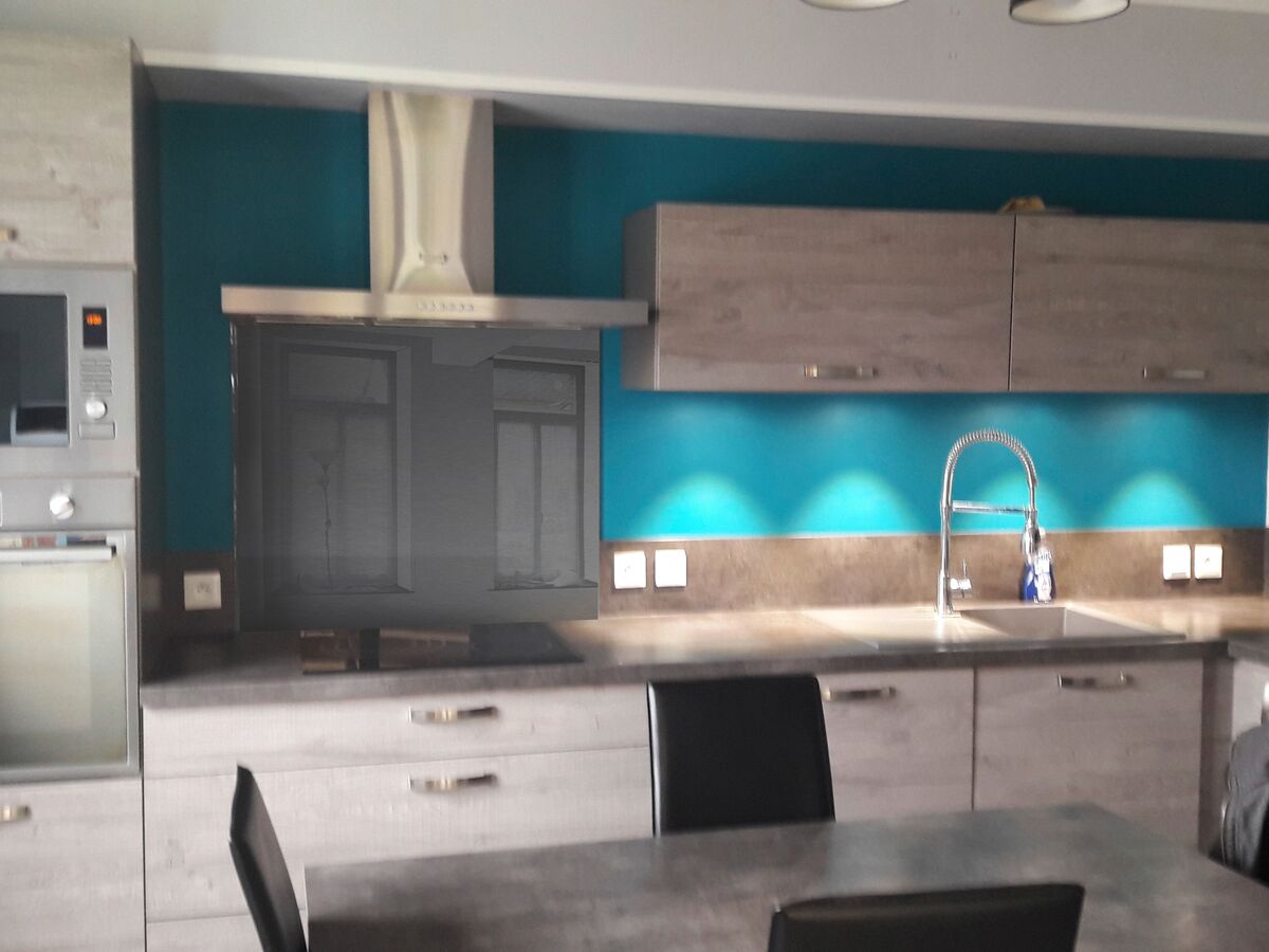 Rénovation cuisine équipée sur mesure Label Chêne Sable Synchrone