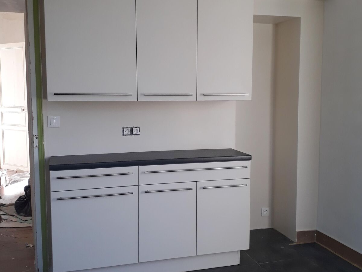 Cuisine avant-après sur mesure Trend Pannacotta Mat