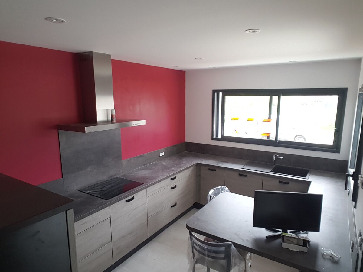 Cuisine avant-après sur mesure Label Chêne Sable Synchrone