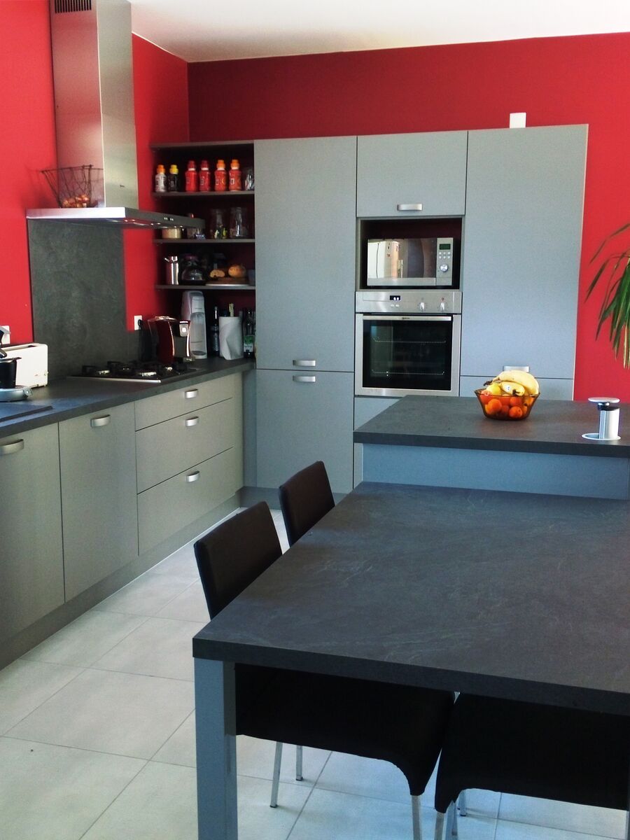 Cuisine équipée sur mesure Trend + Quartz métal